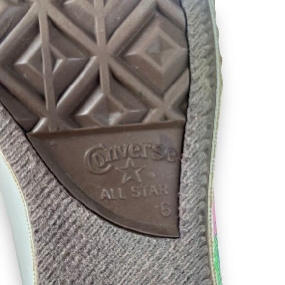 80s Chuck Taylor All Star High Top doodle painted Sneakers - Picture 12 of 13